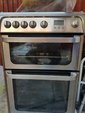 Used, Hotpoint HUG61X Gas Cooker  Stainless Steel 60cm -Fully Working - Good Condition for sale  LONDON