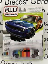 AUTO WORLD 2023 Dodge Challenger Hellcat Redeye 14 Color Wrap NEW 1:64 Diecast for sale  Shipping to South Africa