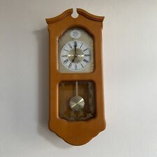 Wooden wall clock for sale  ILFORD