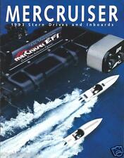 Boat Motor Brochure - Mercruiser - Stern Drives Inboards - 1993  (SH34) for sale  Shipping to South Africa