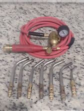Goss Acetylene Torch Regulator 221R With Hose Seven Tips Turbo Torch A-14 A-11 for sale  Shipping to South Africa