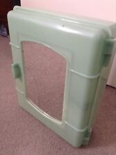 Vtg 'Thurgar' Mirror Bathroom Cabinet Spearmint Green Plastic - Tired Survivor, used for sale  Shipping to South Africa