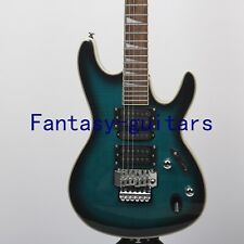 Guitarra elétrica topo de bordo chama azul sem marca FR ponte captadores HSH 6 cordas comprar usado  Enviando para Brazil
