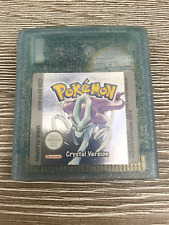 Usado, Pokemon Crystal Version (Game Boy Color, 2001) Autêntico, Salvar Funciona, Boa Etiqueta comprar usado  Enviando para Brazil