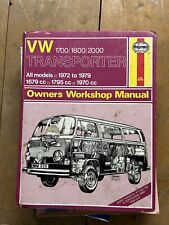 Volkswagen camper manual for sale  MANCHESTER