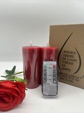 Burgundy flameless candles for sale  Pueblo