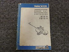 Wacker models bts11 for sale  Fairfield