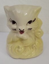 Vintage Small Hull? Cat Kitten Planter 4" Tall for sale  Shipping to South Africa