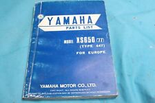 Yamaha xs650 factory for sale  HULL