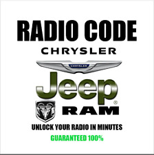 ¡CÓDIGO DE DESBLOQUEO DE RADIO CHRYSLER, JEEP, DODGE LEE! segunda mano  Embacar hacia Argentina