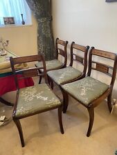 Mahogany regency chairs for sale  EDGWARE