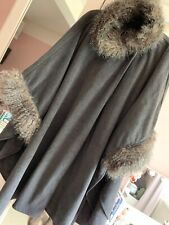 grey fur wrap for sale  BEDFORD