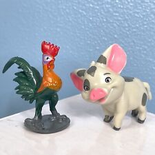 Bonecos de brinquedo de PVC Disney Moana Hei the Rooster & Pua Pig mini 1,5" comprar usado  Enviando para Brazil