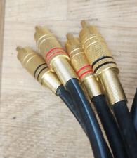 Gold connectors coaxial for sale  LEEDS