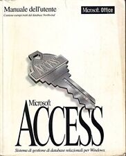 Microsoft access manuale usato  Italia