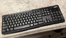 Teclado sem fio Logitech K270 tamanho completo preto comprar usado  Enviando para Brazil