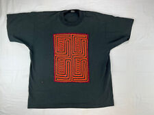 Vintage Ayahuasca Shirt Mens XL Black 90’s Trippy T-Shirt Neon Sk8 Acid Top, used for sale  Shipping to South Africa