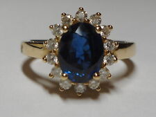 Diamond sapphire ring for sale  Round Hill