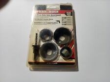 CLOSEOUT, BLACK & DECKER 5 PC HOLE SAW ASSORTMENT, COMPOSITE, PLASTIC, USED, 829, used for sale  Shipping to South Africa