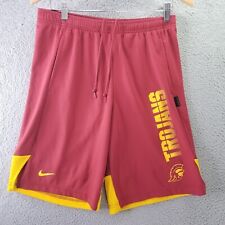 Used, Nike Dri-Fit USC Trojans Mens Small Basketball Training Gym Shorts Red Maroon for sale  Shipping to South Africa