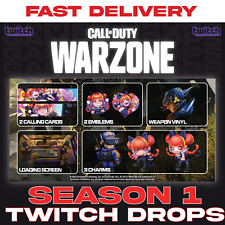Warzone - Recompensa Temporada 1 ✅ 9 Itens (Peles / Fundos / Sprays) TWITCH DROP comprar usado  Enviando para Brazil