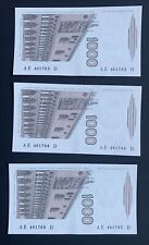 Lotto tre banconote usato  Italia