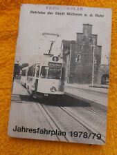 Mülheim fahrplan 1978 gebraucht kaufen  Arzheim