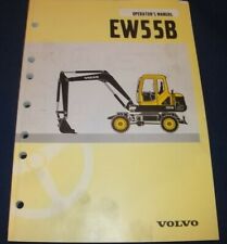 VOLVO EW55B EXCAVATOR OPERATION & MAINTENANCE MANUAL BOOK for sale  Shipping to Canada