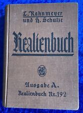 Realienbuch 1937 ausgabe gebraucht kaufen  St Wendel