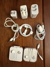 original apple （iPad, iPhone, Watch ）Charger ，Earbuds  etc.(lot 9 Pieces ) Used. for sale  Shipping to South Africa