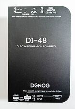 DGNOG DI48 Active 48V Phantom Powered Direct Box, Mix 2 Sinais -15dB Pad 180° comprar usado  Enviando para Brazil