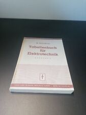 Tabellenbuch elektrotechnik . gebraucht kaufen  Broitzem,-Rüningen