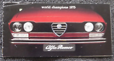 1975 alfa romeo for sale  UK