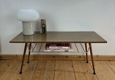 Vintage Formica 2 Tier Rack Coffee Table Retro Mid Century Dansette Leg 60s 70s for sale  Shipping to South Africa