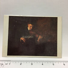 Postcard Thomas Eakins Music 1904 Man Playing Violin Art Print for sale  Shipping to South Africa