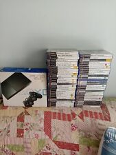 PACOTE DE CONSOLE SLIM Sony Playstation 2 PS2 com 55 JOGOS E CABOS + CARTÃO DE MEMÓRIA  comprar usado  Enviando para Brazil