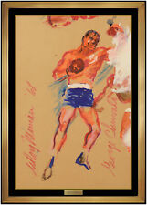 LeRoy Neiman Original Acrylic Painting On Board Signed Boxing Sport Framed Art for sale  Shipping to Canada