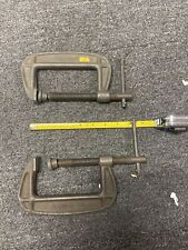TAPARIA Model 1261 Heavy Duty G Clamps drop forged Garage Workshop Lot Of 2 for sale  Shipping to South Africa