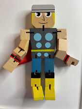 Boneco de ação The Mighty Thor bloco de madeira móvel Marvel 8" brinquedo guerreiros de madeira comprar usado  Enviando para Brazil