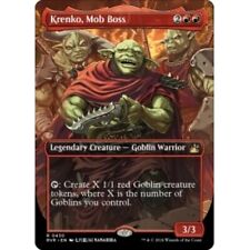 KRENKO, MOB BOSS (BORDERLESS) Ravnica Remastered Magic MTG MINT CARD, used for sale  Shipping to South Africa