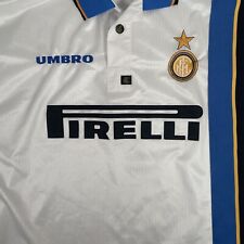 Camiseta de fútbol ultra rara original 9 Inter de Milán 1997/1998 fuera excelente grande segunda mano  Embacar hacia Argentina