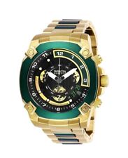 Relógio masculino Invicta 27050 reserva tom dourado mostrador preto verde MSRP $699 comprar usado  Enviando para Brazil