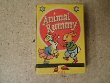 Juego de Cartas Vintage de Animal Rummy - Completo en Caja Estuche Deslizante - Hecho en Inglaterra segunda mano  Embacar hacia Argentina