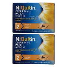 Niquitin clear patches for sale  PRESTON