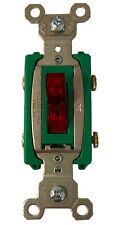 Interruptor de luz de alternância vermelho Pass and Seymour 30A ON/OFF pólo duplo a granel 120-277 V, usado comprar usado  Enviando para Brazil