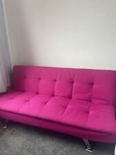 Pink seater sofa for sale  BLACKBURN