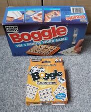 Boggle The Word Game Parker 1987 Complete Vintage Family & Coaster Pack for sale  Shipping to South Africa