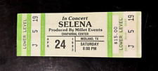 1993 Selena Quintanilla talón de entradas para concierto sin usar Chaparral Midland Texas TX segunda mano  Embacar hacia Argentina