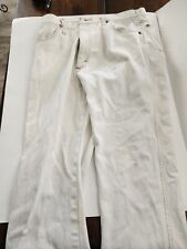 Jeansy męskie Wrangler L36 białe proste slim fit klasyczne casual, używany na sprzedaż  Wysyłka do Poland