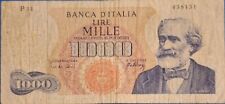 Banconota mille 1000 usato  Tortorella